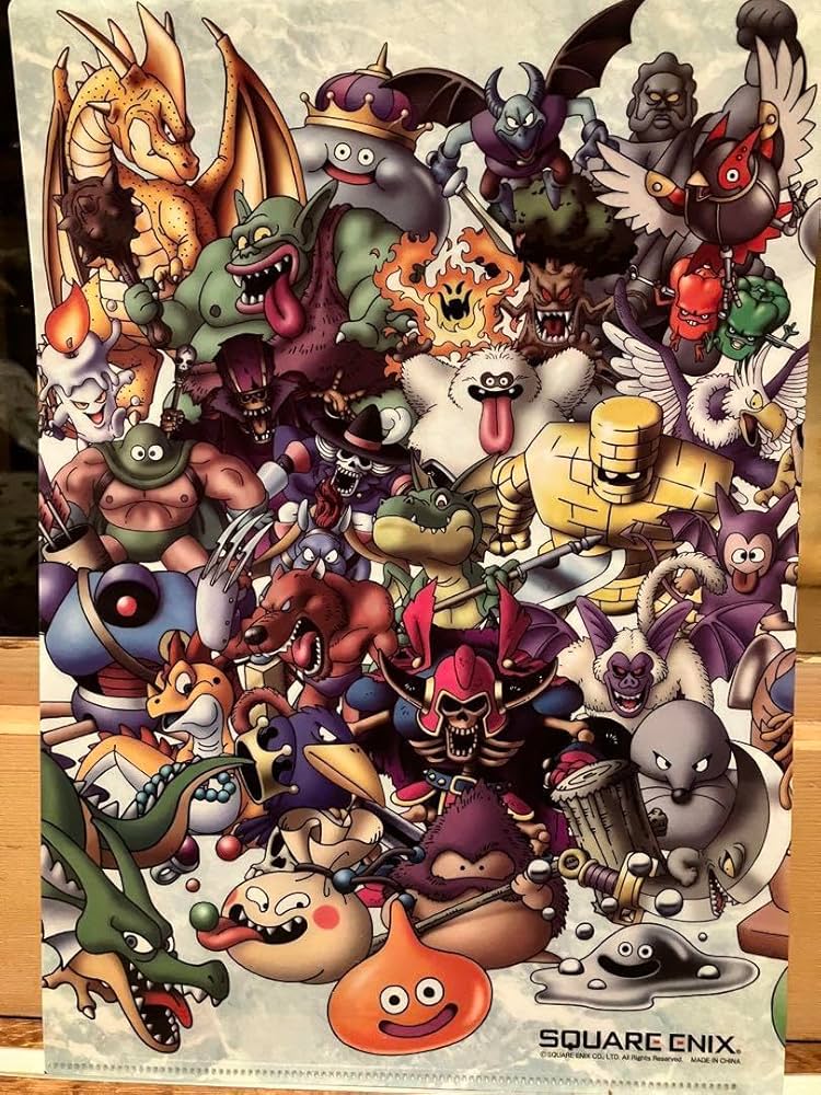 【激レア】ドラゴンクエスト　モンスター集結　両面入イラストクリアファイル　鳥山明 Amazon.co.jp: モンスター集結 両面イラスト入クリアファイル